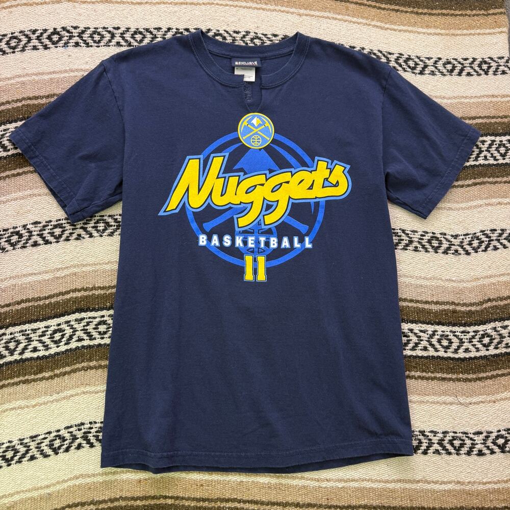 Vintage 2000's Denver Nuggets Chris Andersen Birdman Jersey Tee Shirt Sz Medium